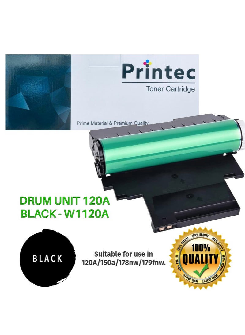 Printec DRUM UNIT 120A BLACK - W1120A - Image 1